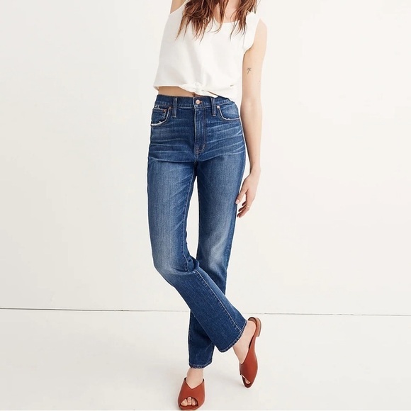 Madewell Denim - MADEWELL THE HIGH RISE SLIM BOYJEAN size 24